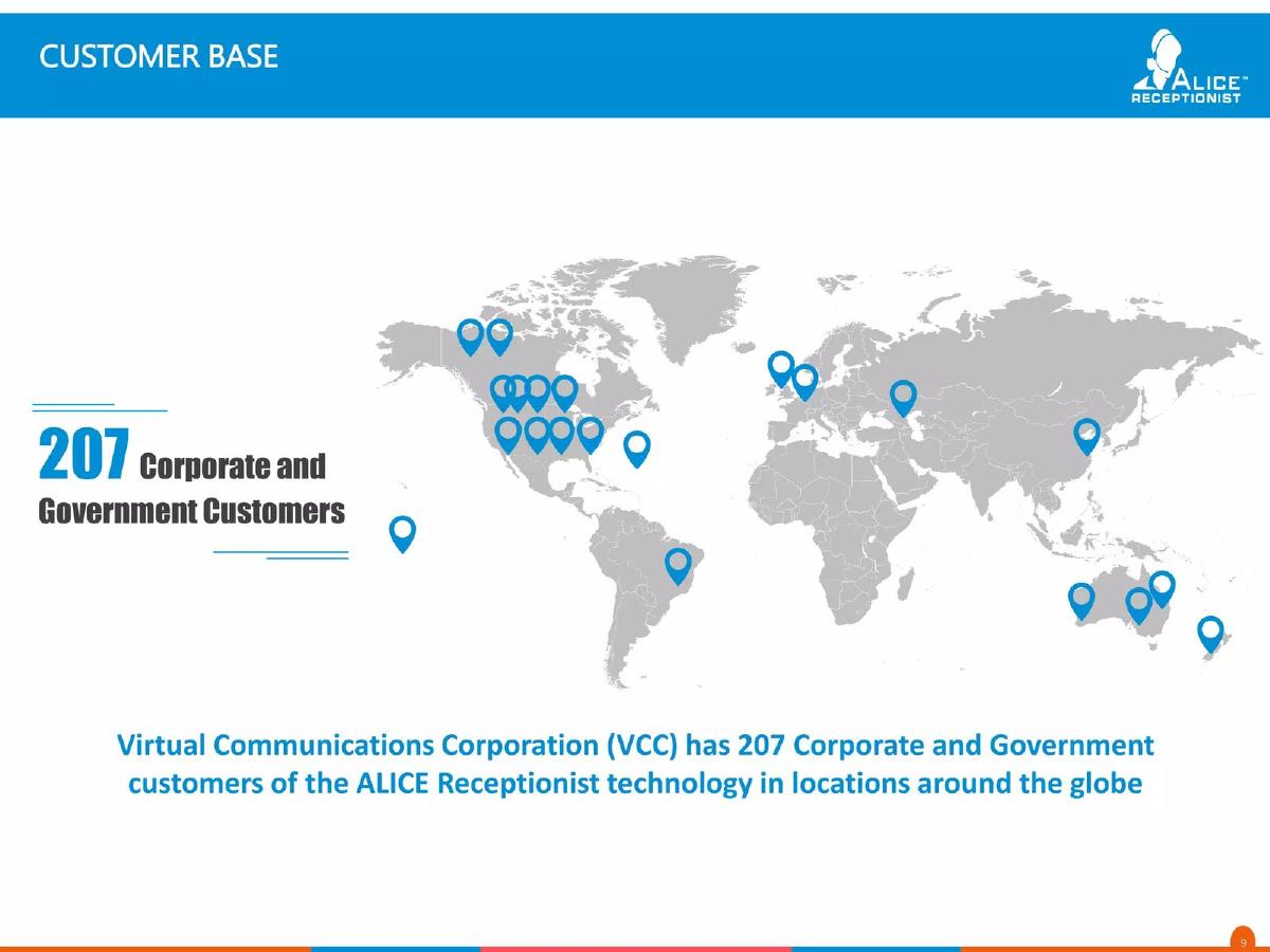 Virtual Communications Corporation pitch deck slide 9 of 15