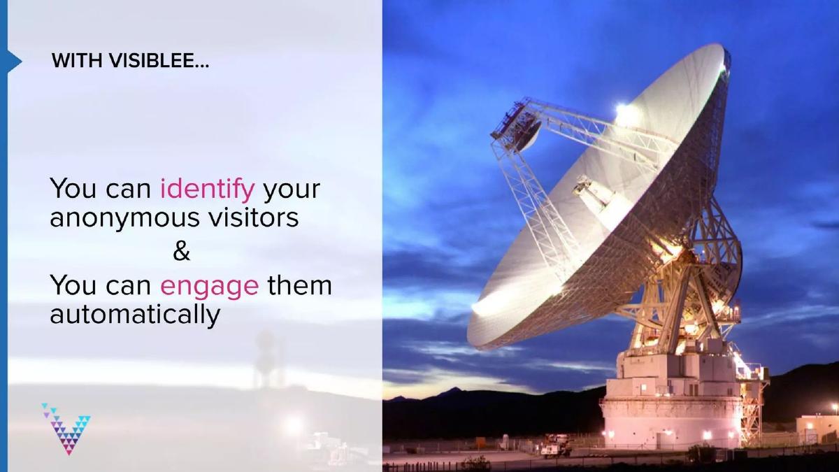 Visiblee pitch deck slide 5 of 8