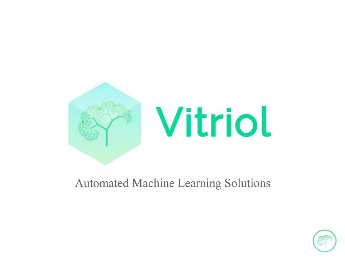 Vitriol pitch deck slide 1 of 14