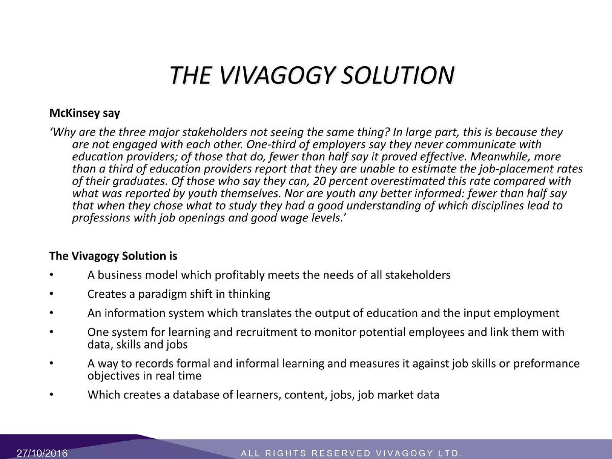 Vivagogy Ltd. pitch deck slide 5 of 7