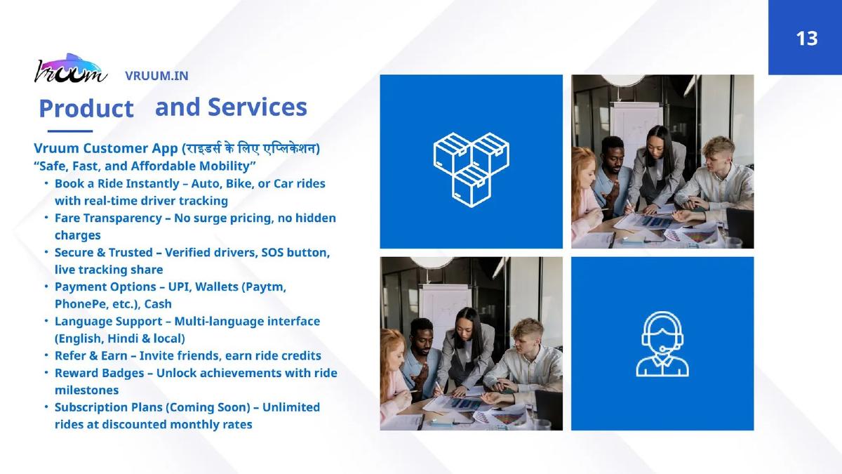 VRUUM pitch deck slide 13 of 45