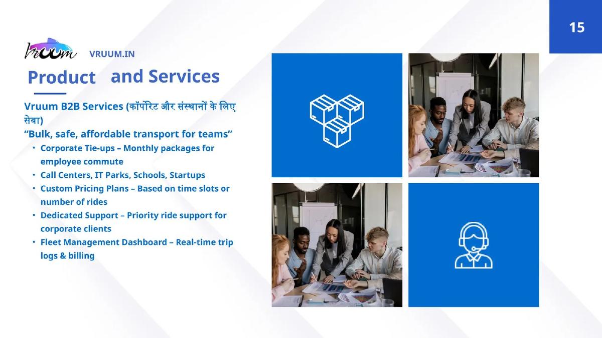 VRUUM pitch deck slide 15 of 45