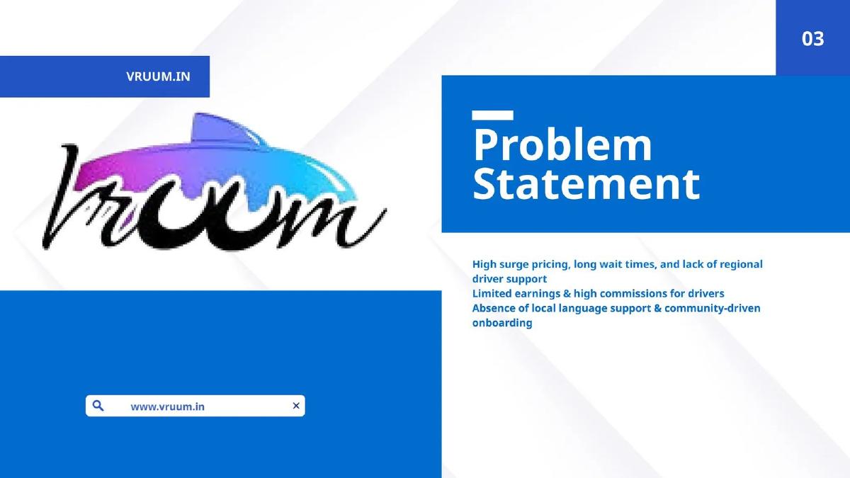VRUUM pitch deck slide 3 of 45