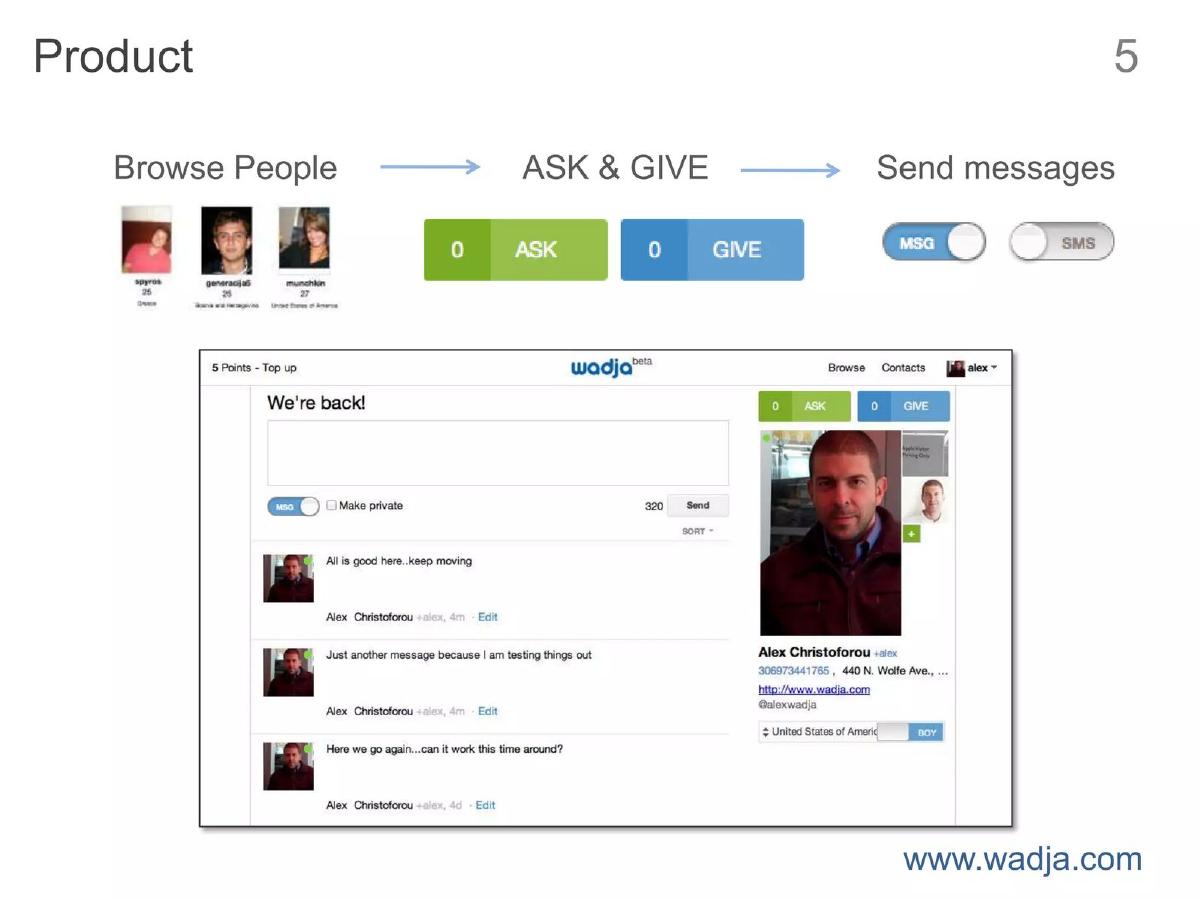 Wadja pitch deck slide 5 of 15