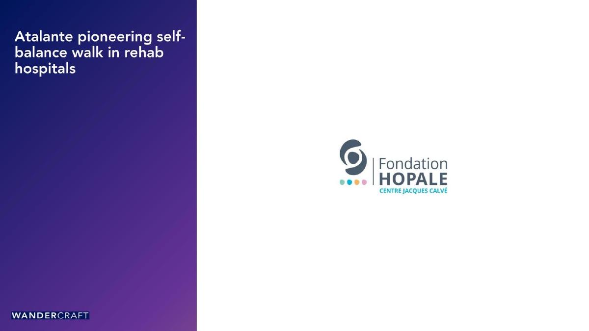 Wandercraft pitch deck slide 9 of 13
