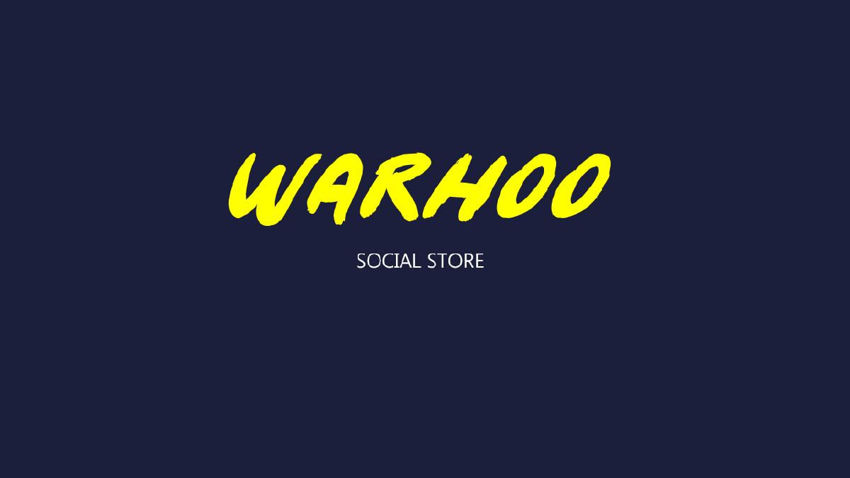 Warhoo pitch deck slide 1 of 16