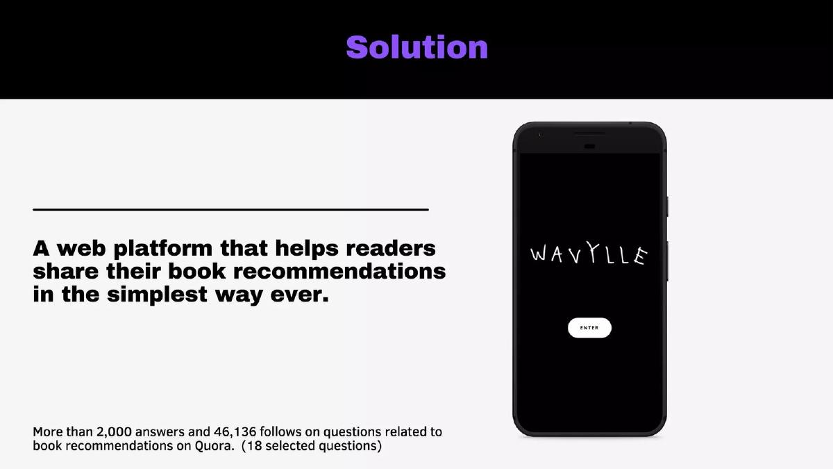 WAVYLLE.com pitch deck slide 3 of 10