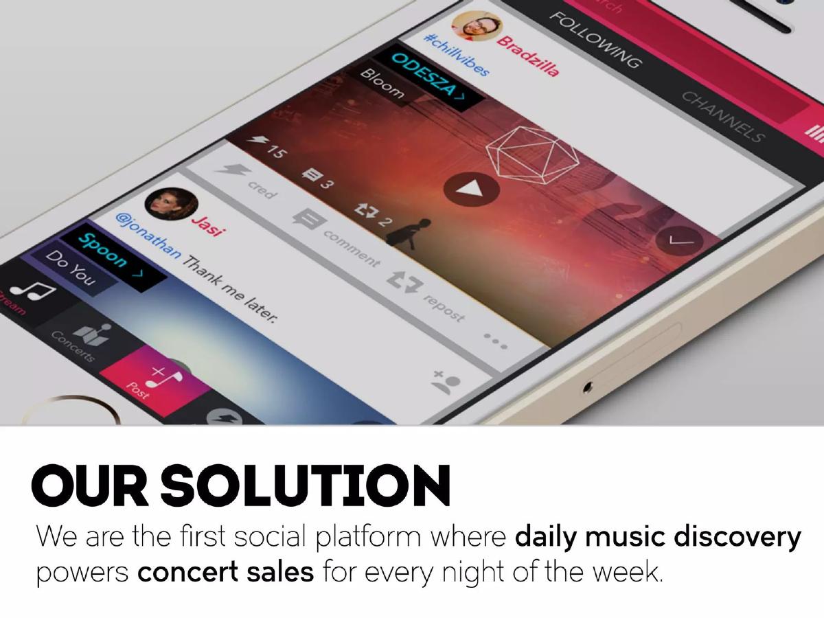 Wax Music pitch deck slide 3 of 14
