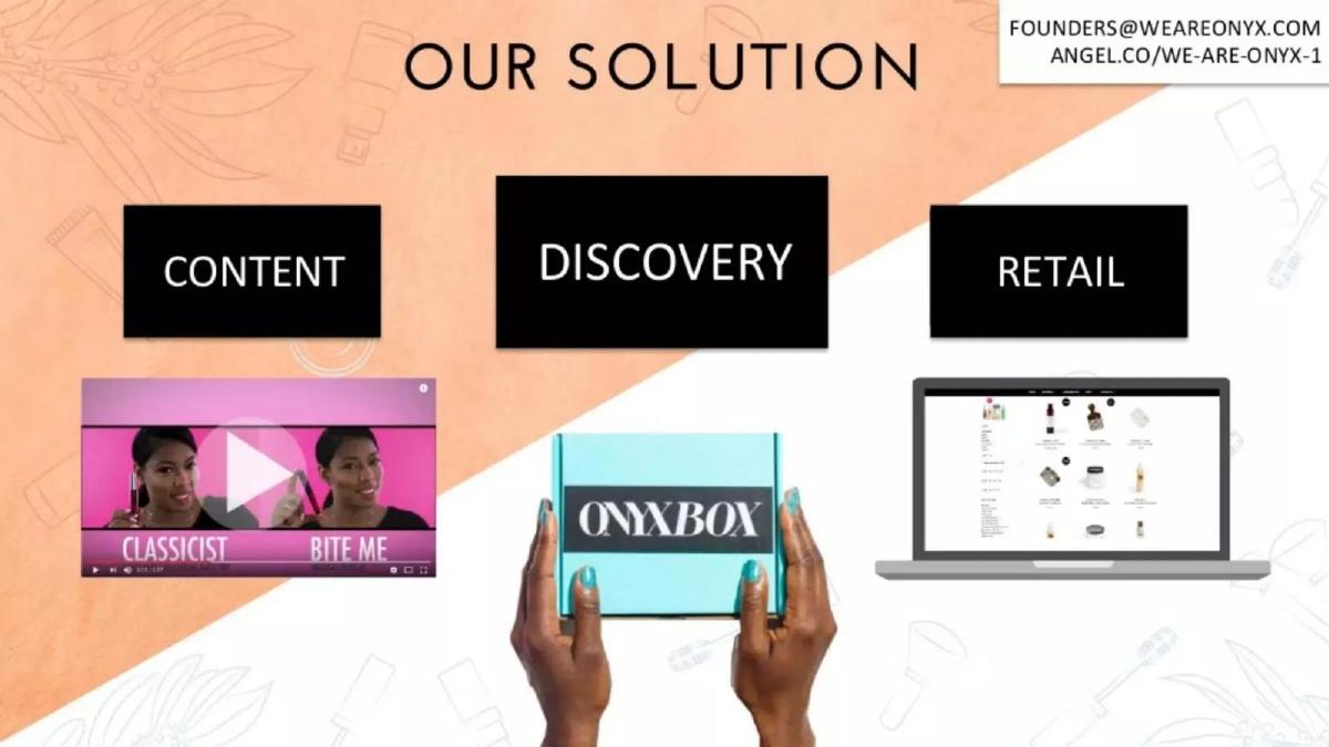 We Are Onyx pitch deck slide 5 of 8