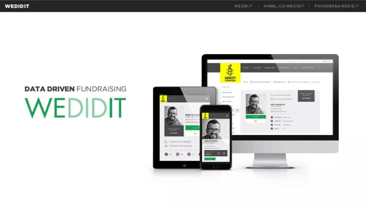 WeDidIt pitch deck slide 1 of 12