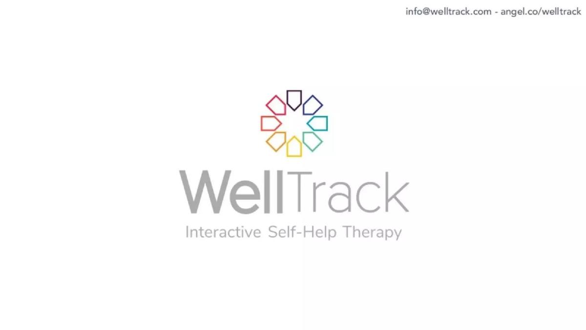 WellTrack pitch deck slide 1 of 7