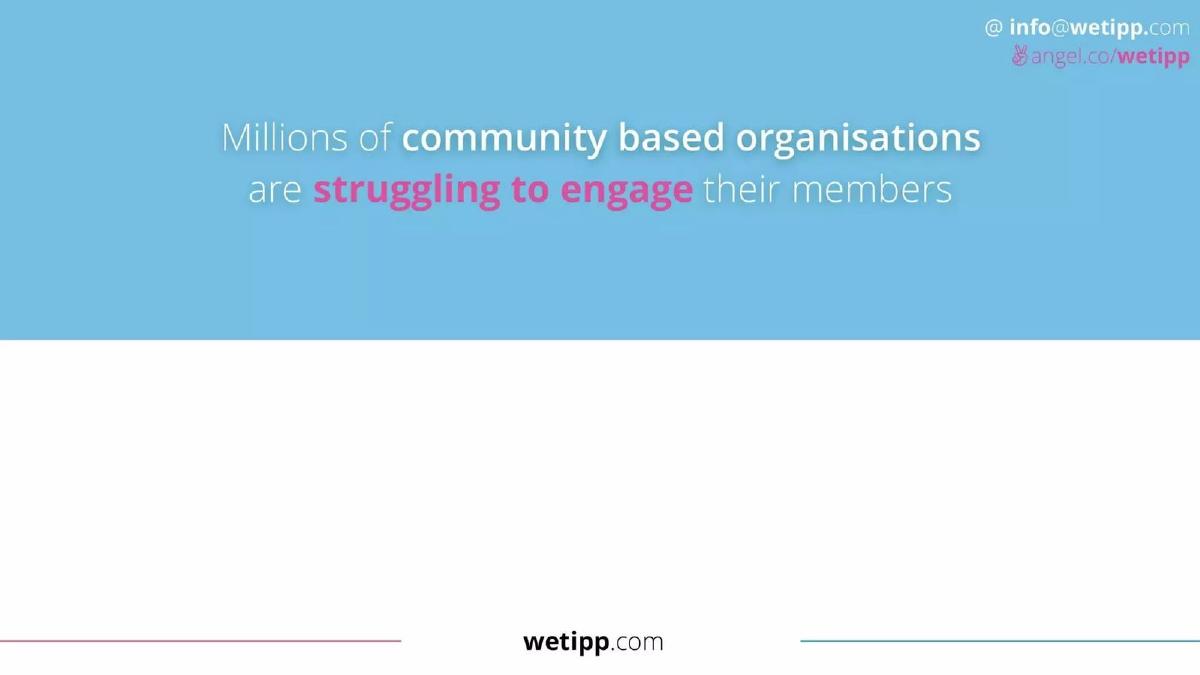 WeTipp pitch deck slide 2 of 19