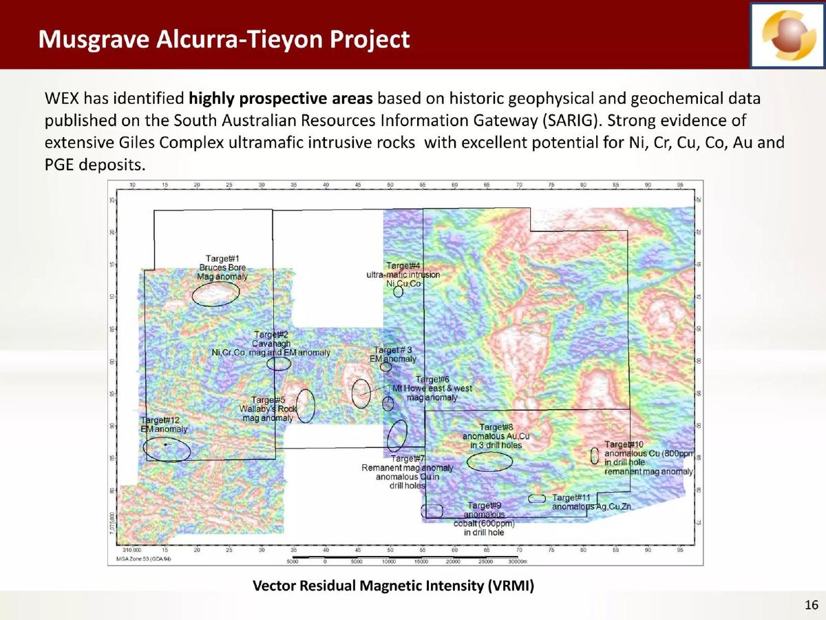 Woomera Mining Limited pitch deck slide 16 of 43