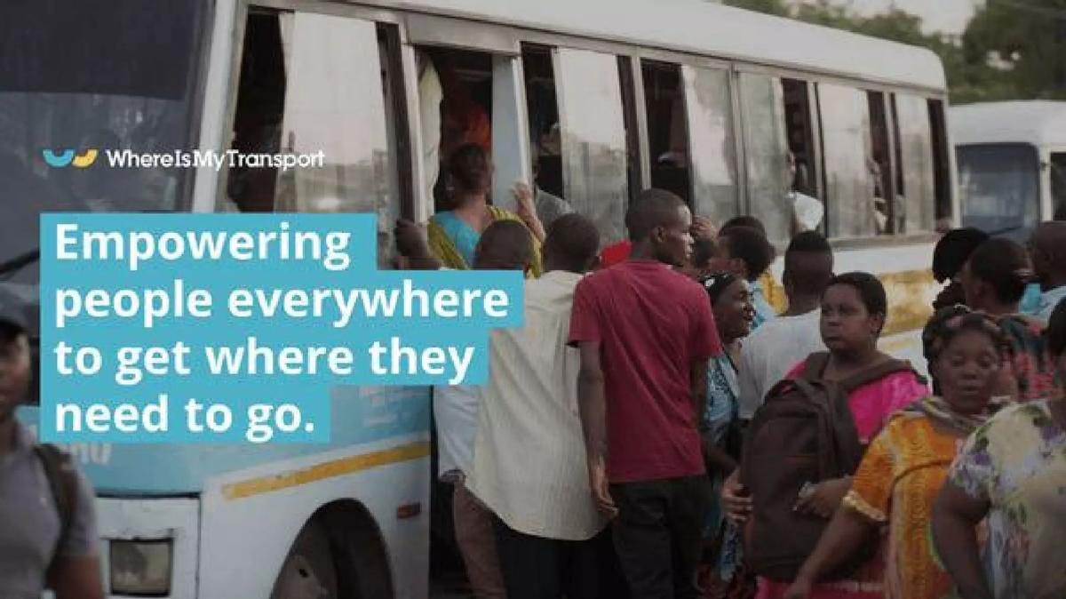 WhereIsMyTransport pitch deck slide 1 of 12