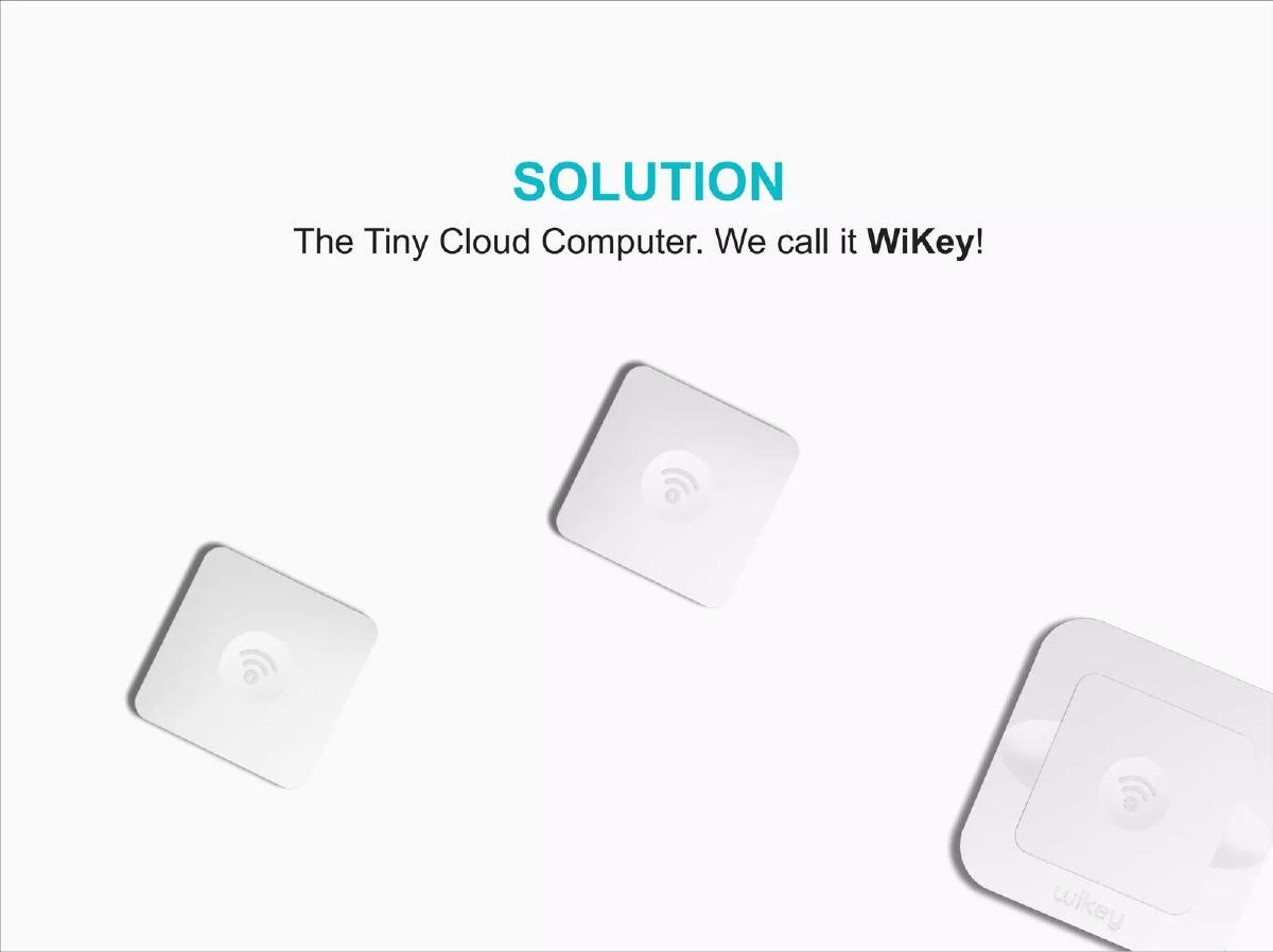 WiKey pitch deck slide 5 of 14