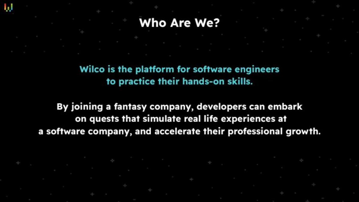 Wilco pitch deck slide 6 of 20