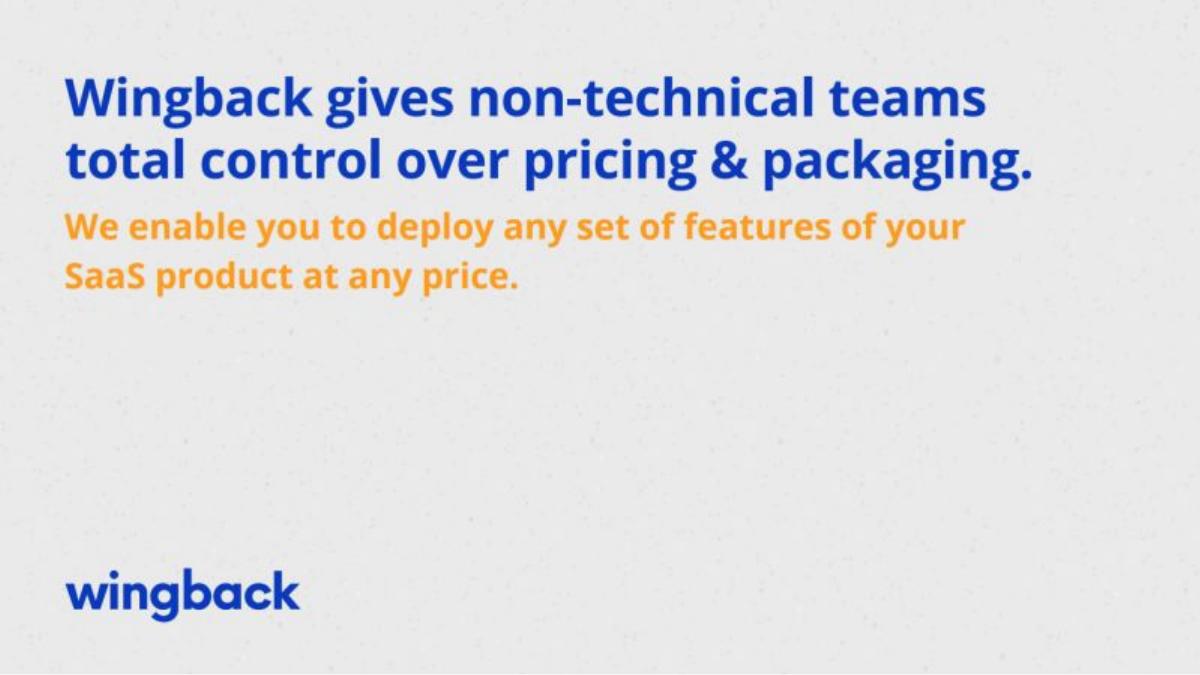 Wingback pitch deck slide 6 of 13