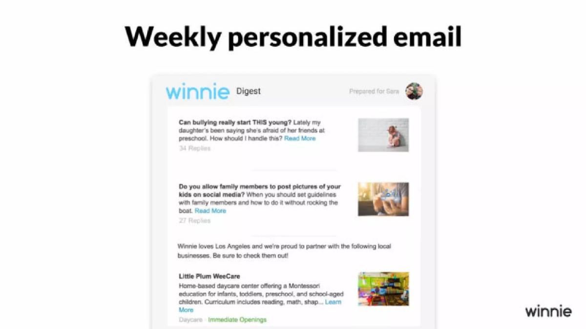 Winnie pitch deck slide 4 of 16