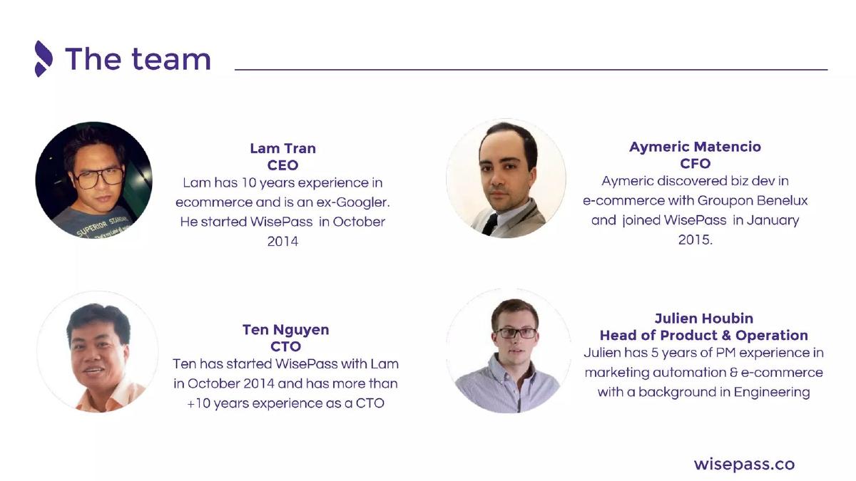 WisePass pitch deck slide 6 of 10