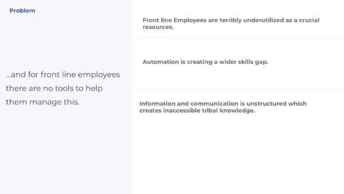 WorkClout pitch deck slide 4 of 10