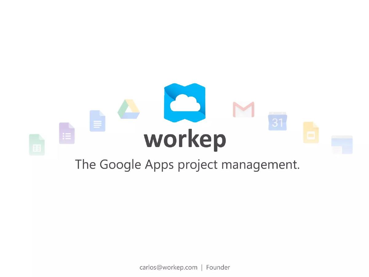 Workep pitch deck slide 1 of 13