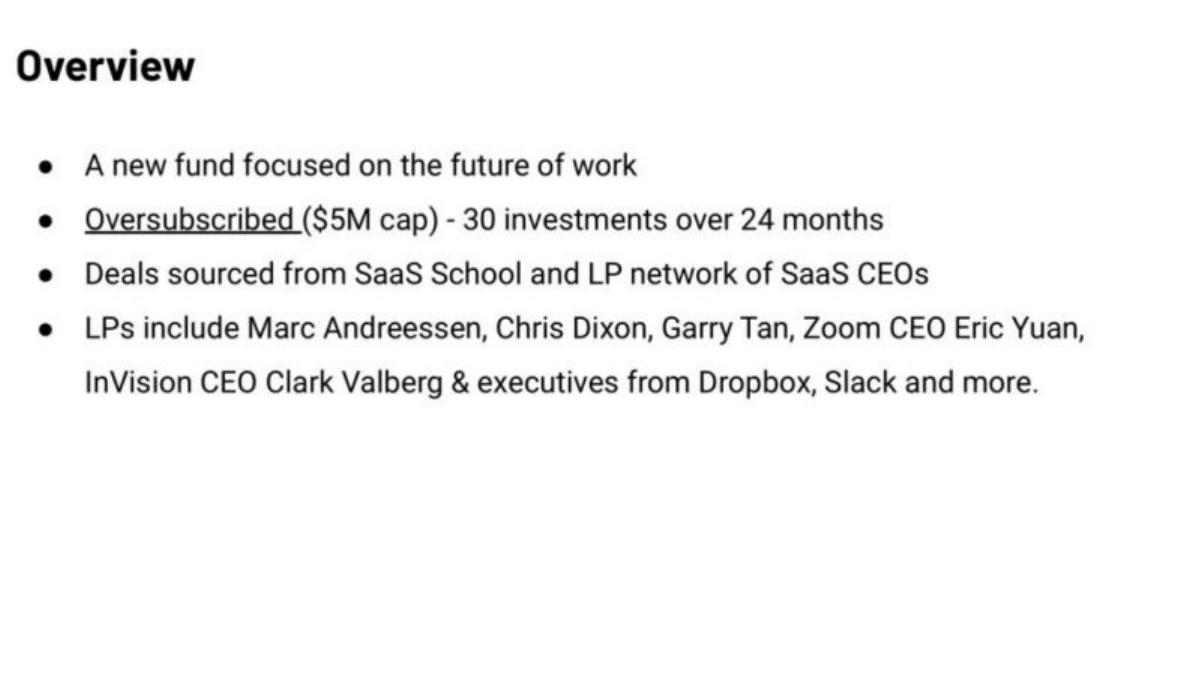 WorkLife Fund 1 pitch deck slide 2 of 19