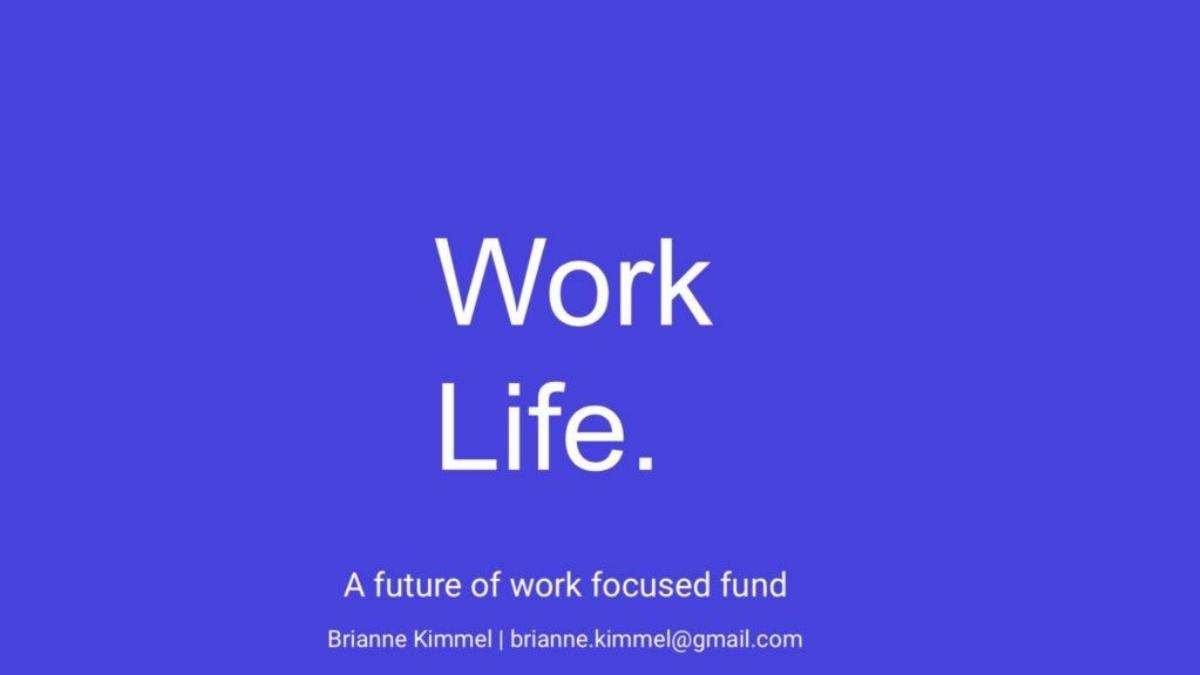 WorkLife pitch deck slide 1 of 19