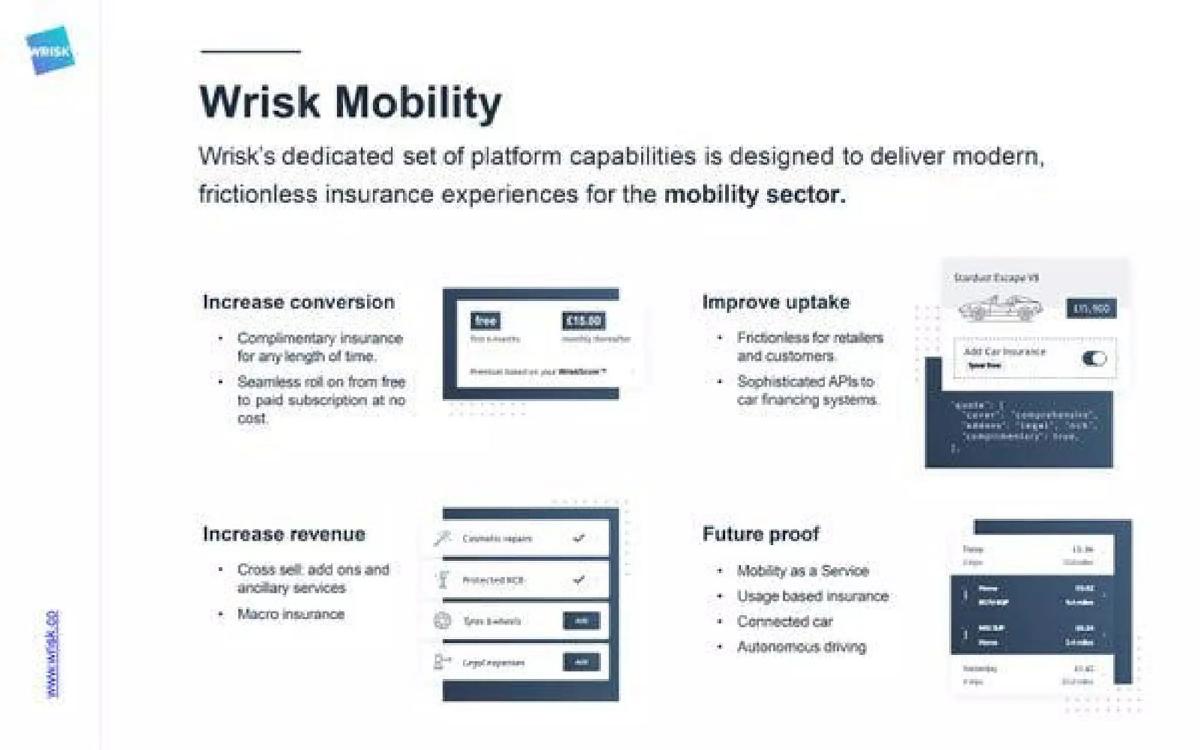 Wrisk pitch deck slide 6 of 13