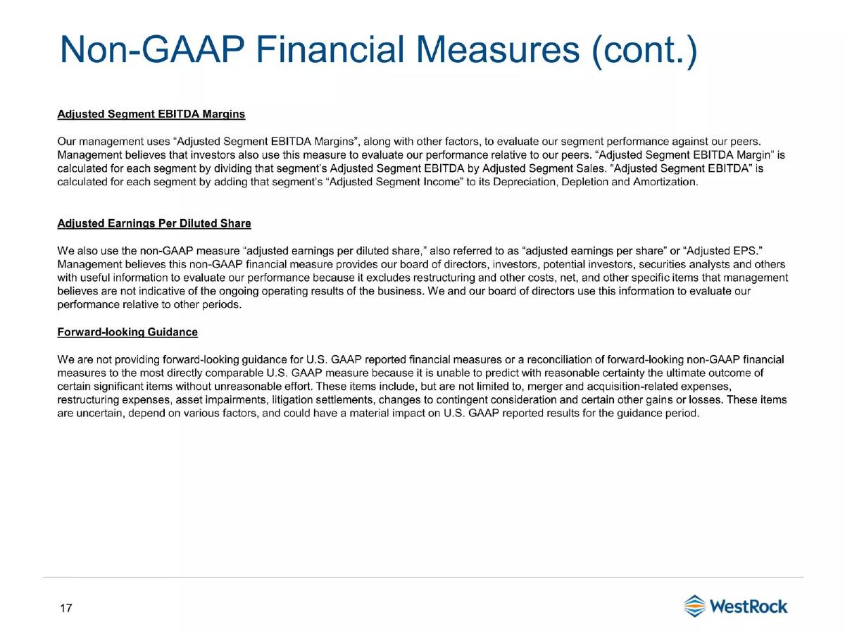 WestRock pitch deck slide 17 of 35