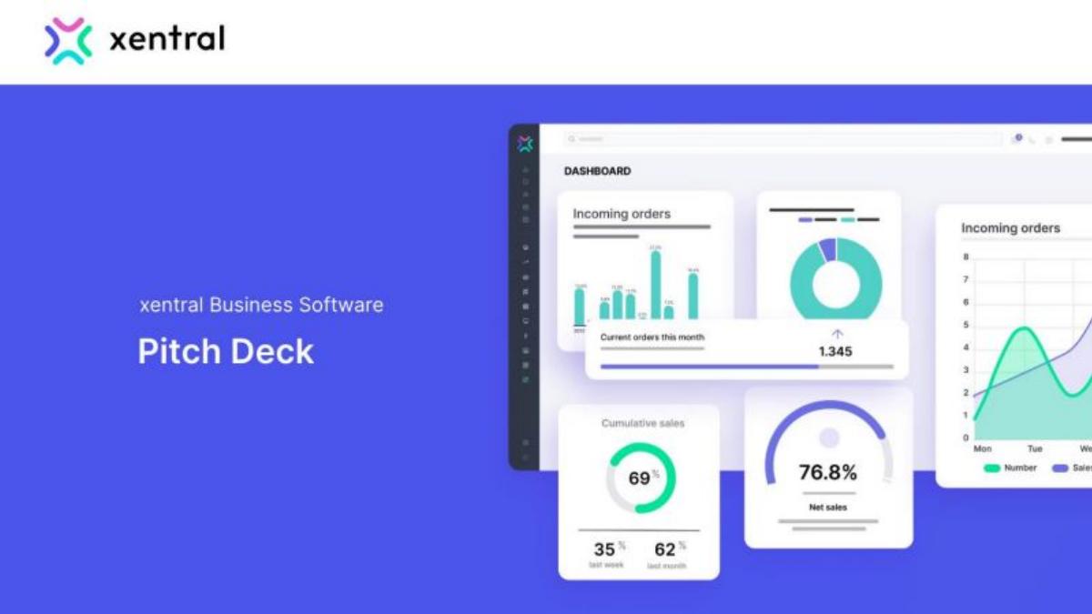 Xentral pitch deck slide 1 of 21