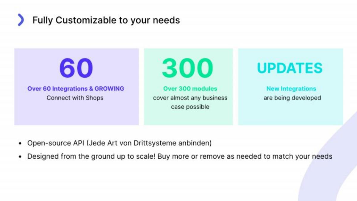 Xentral pitch deck product slide 7