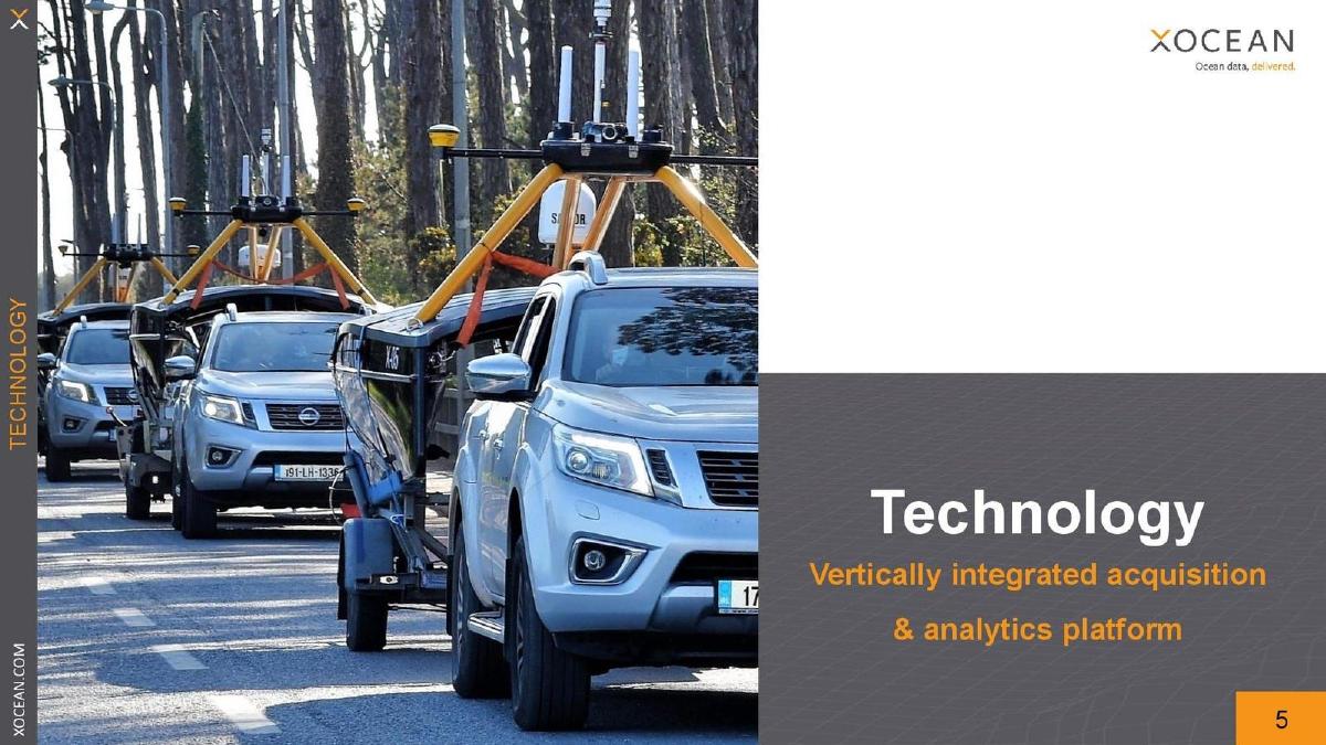 Xocean pitch deck slide 5 of 10
