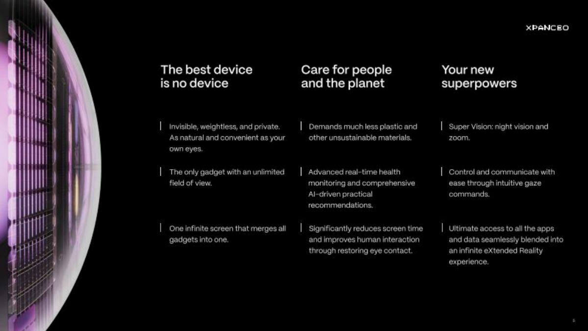 XPANCEO pitch deck slide 4 of 19