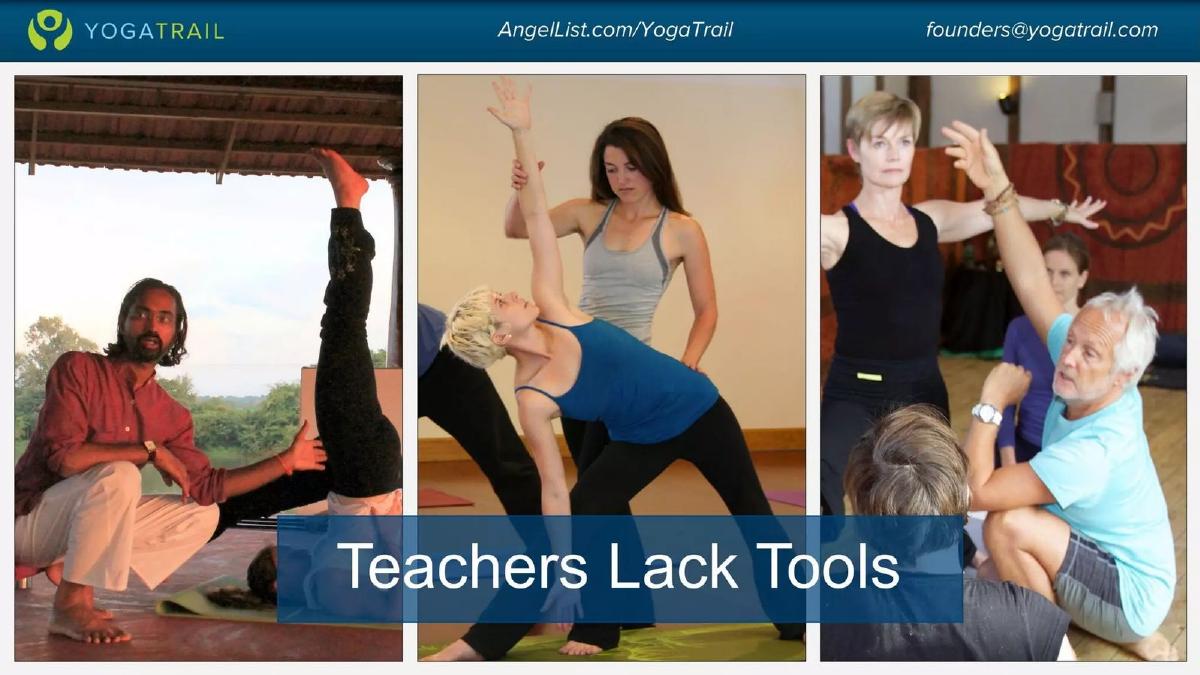 YogaTrail pitch deck slide 4 of 10