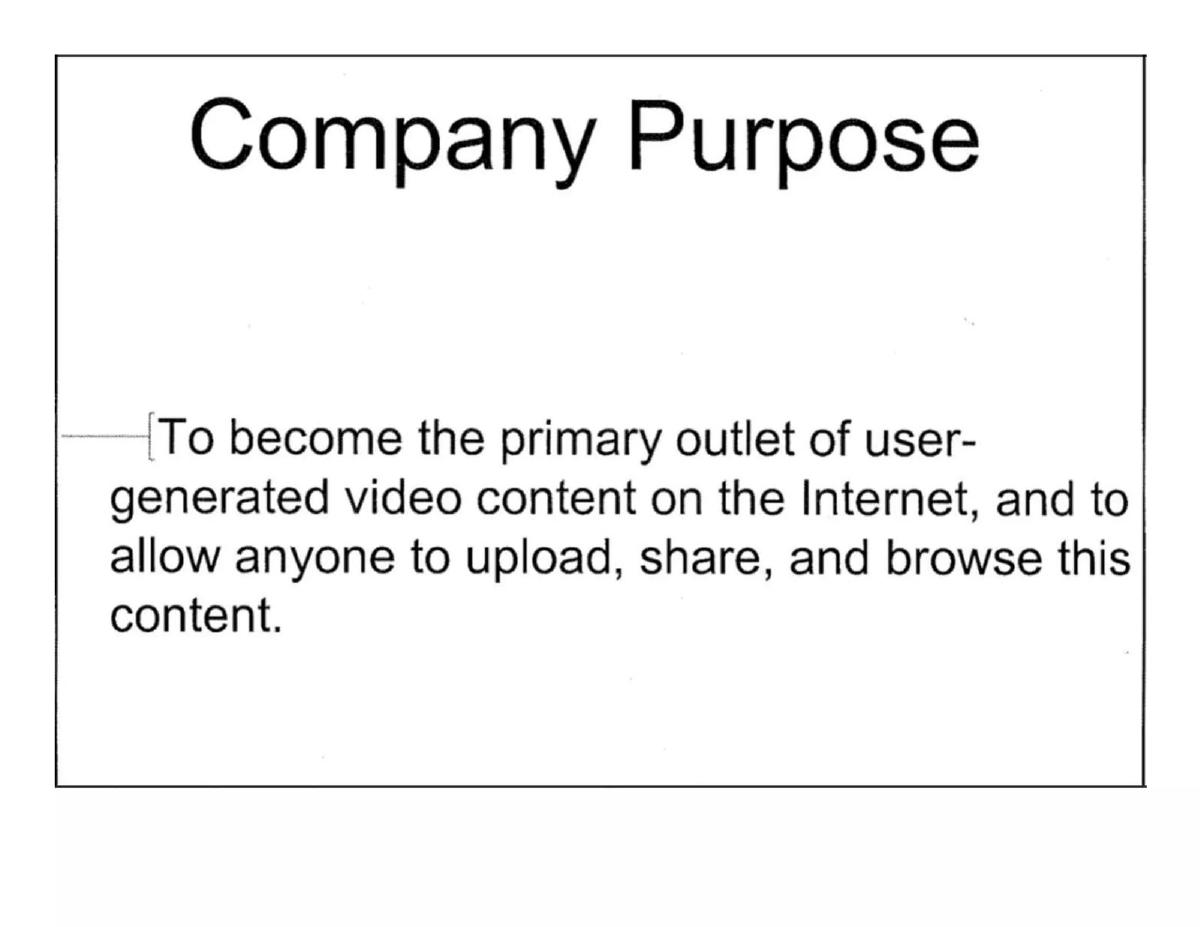 YouTube pitch deck slide 2 of 10