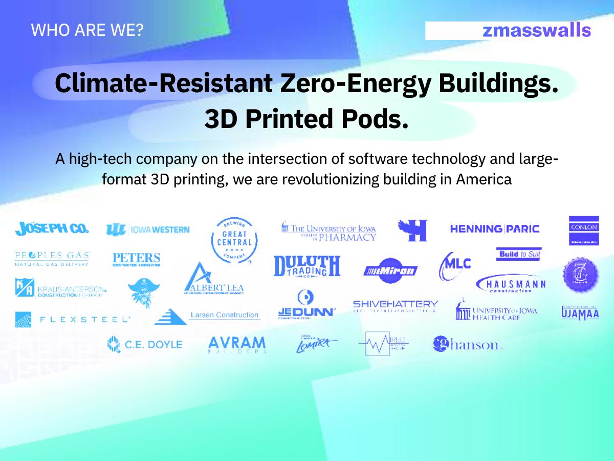 ZMassWalls (Zero Energy Systems) pitch deck slide 2 of 18