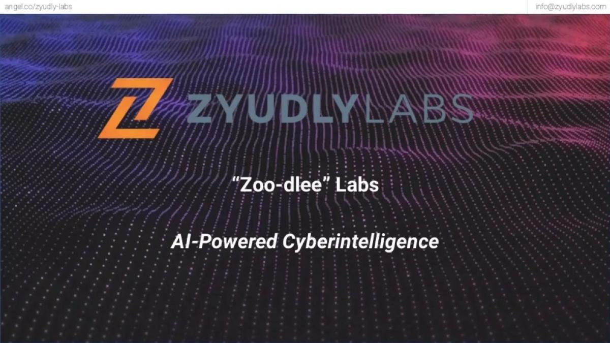 Zyudly Labs pitch deck slide 1 of 11