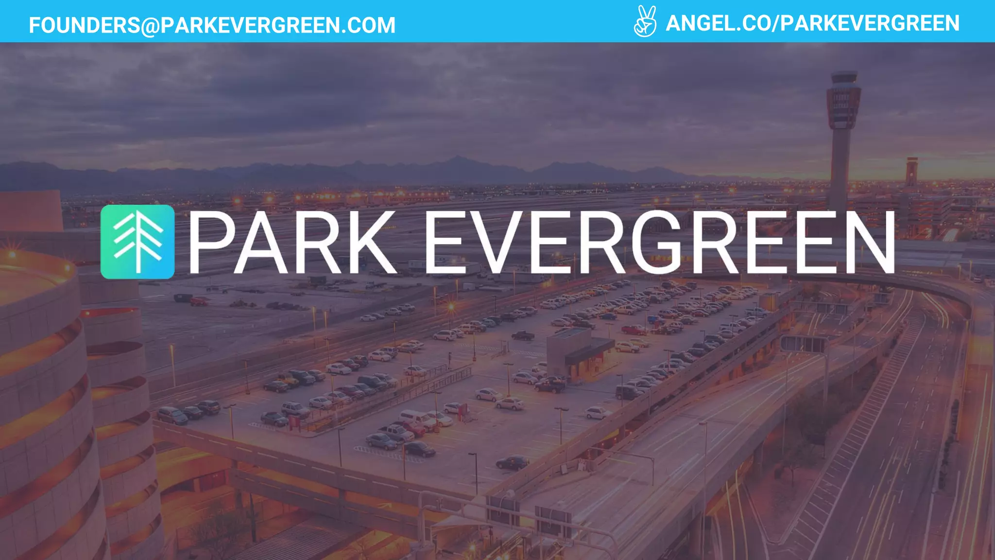 Cover slide of the Park Evergreen Pitch Deck Teardown pitch deck