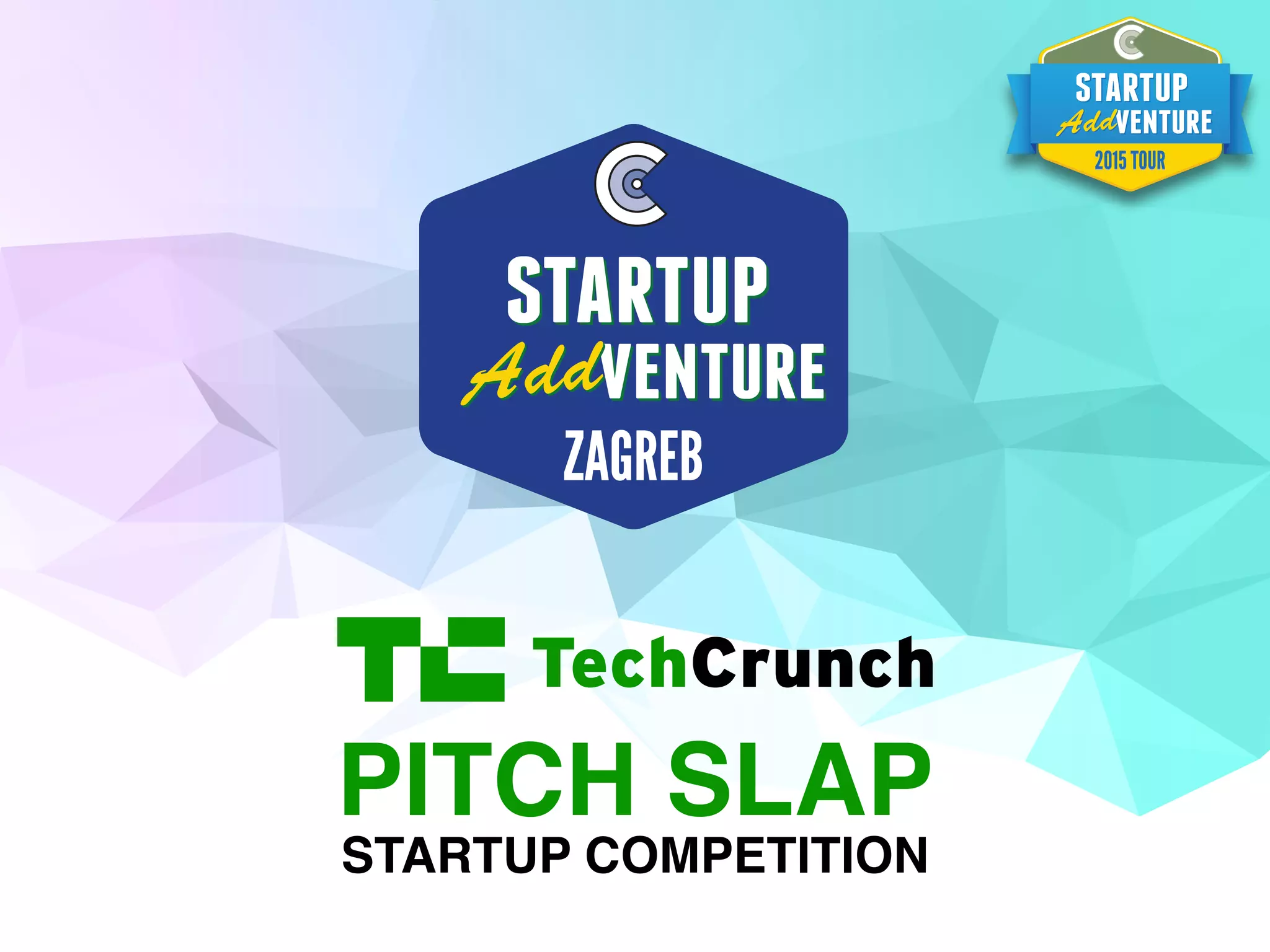 Cover slide of the Amodo pitch deck — 2015