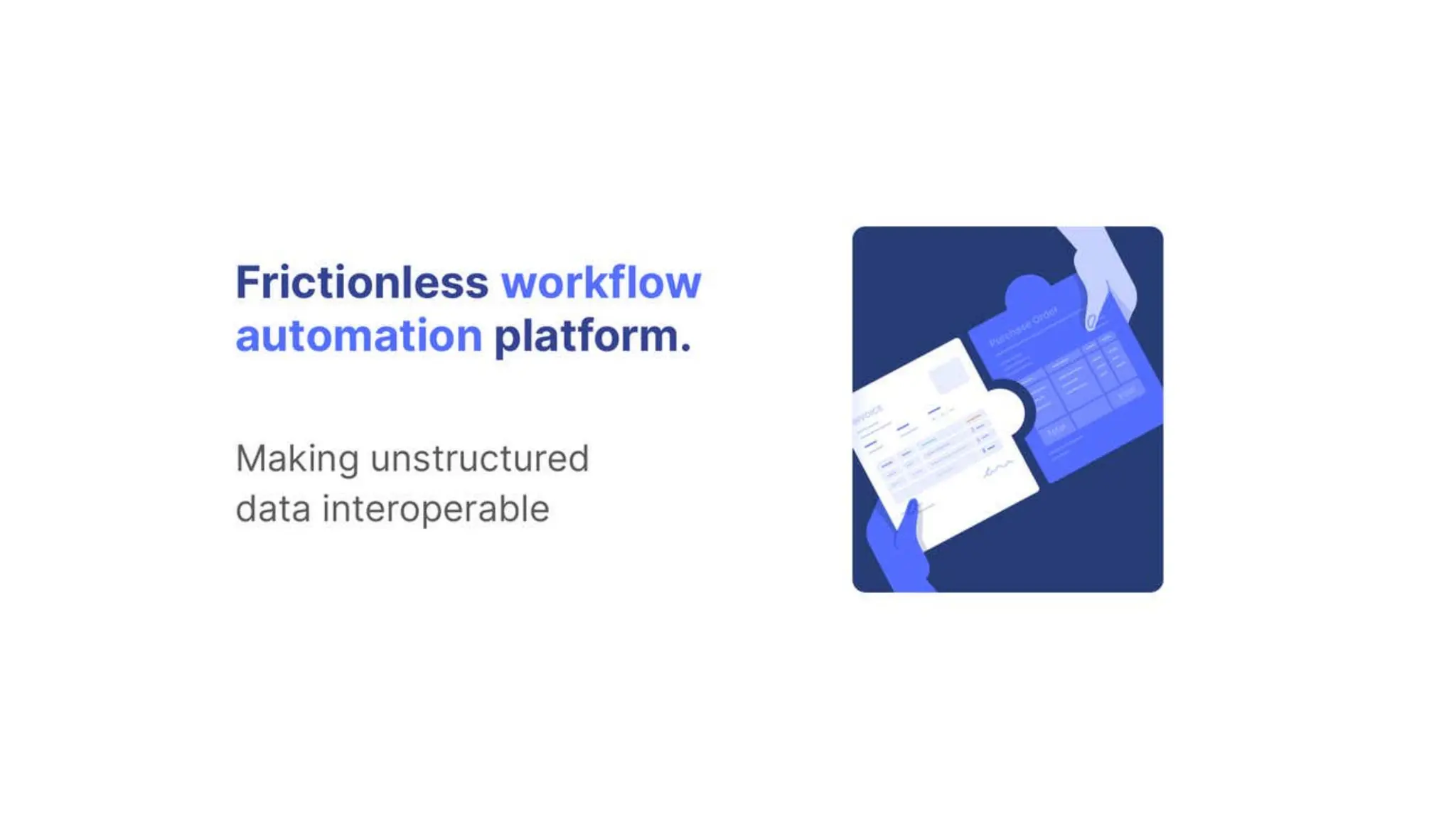 Cover slide of the Nanonets pitch deck