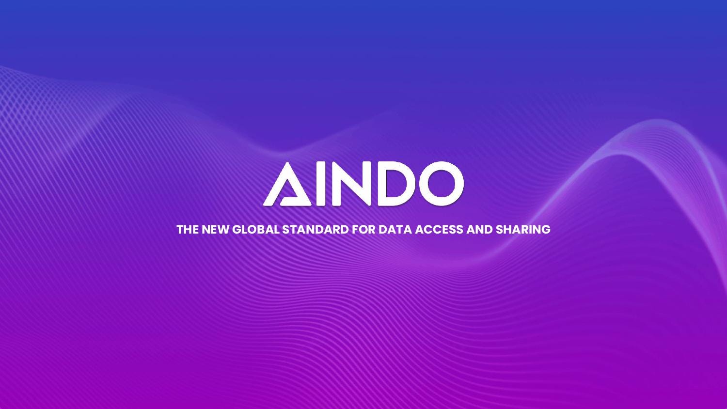 Cover slide of the Aindo pitch deck — Series A 2024