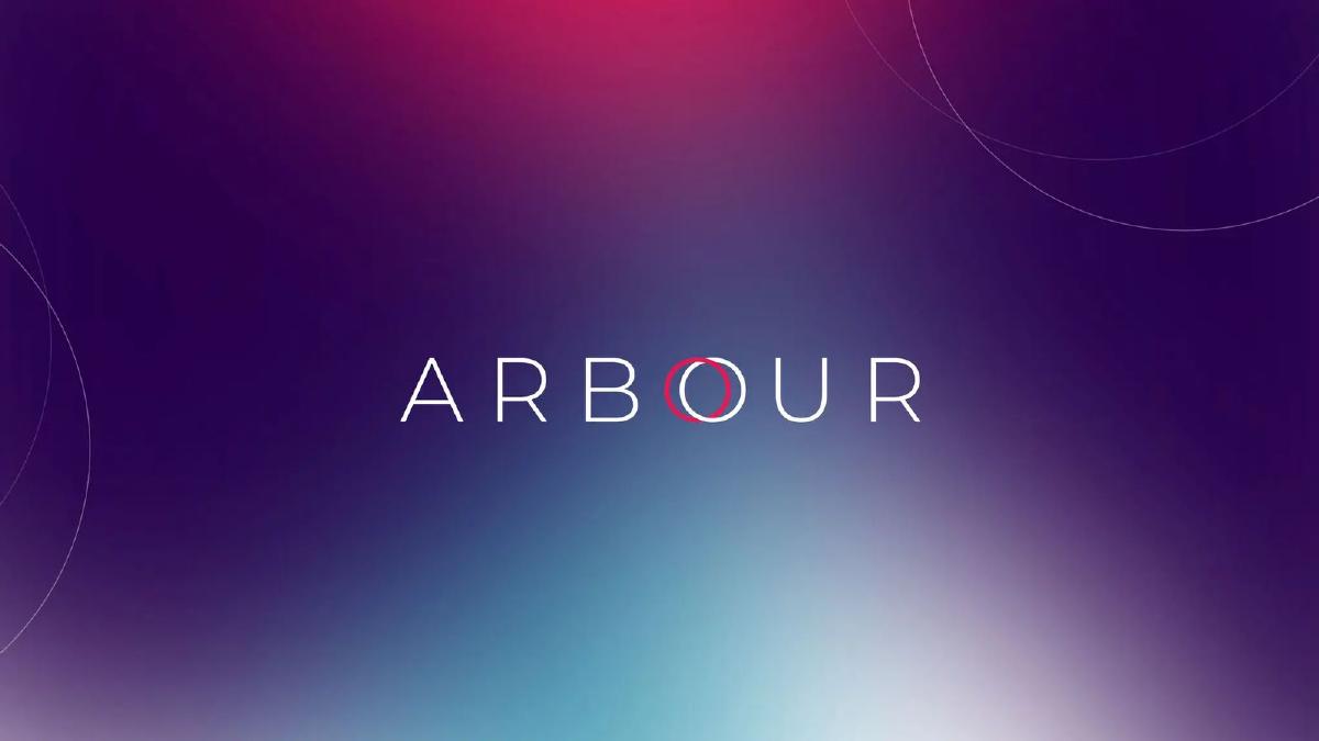 Cover slide of the Arbour Pitch Deck Teardown pitch deck