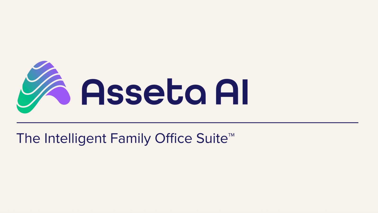 Cover slide of the Asseta AI pitch deck — Seed 2023