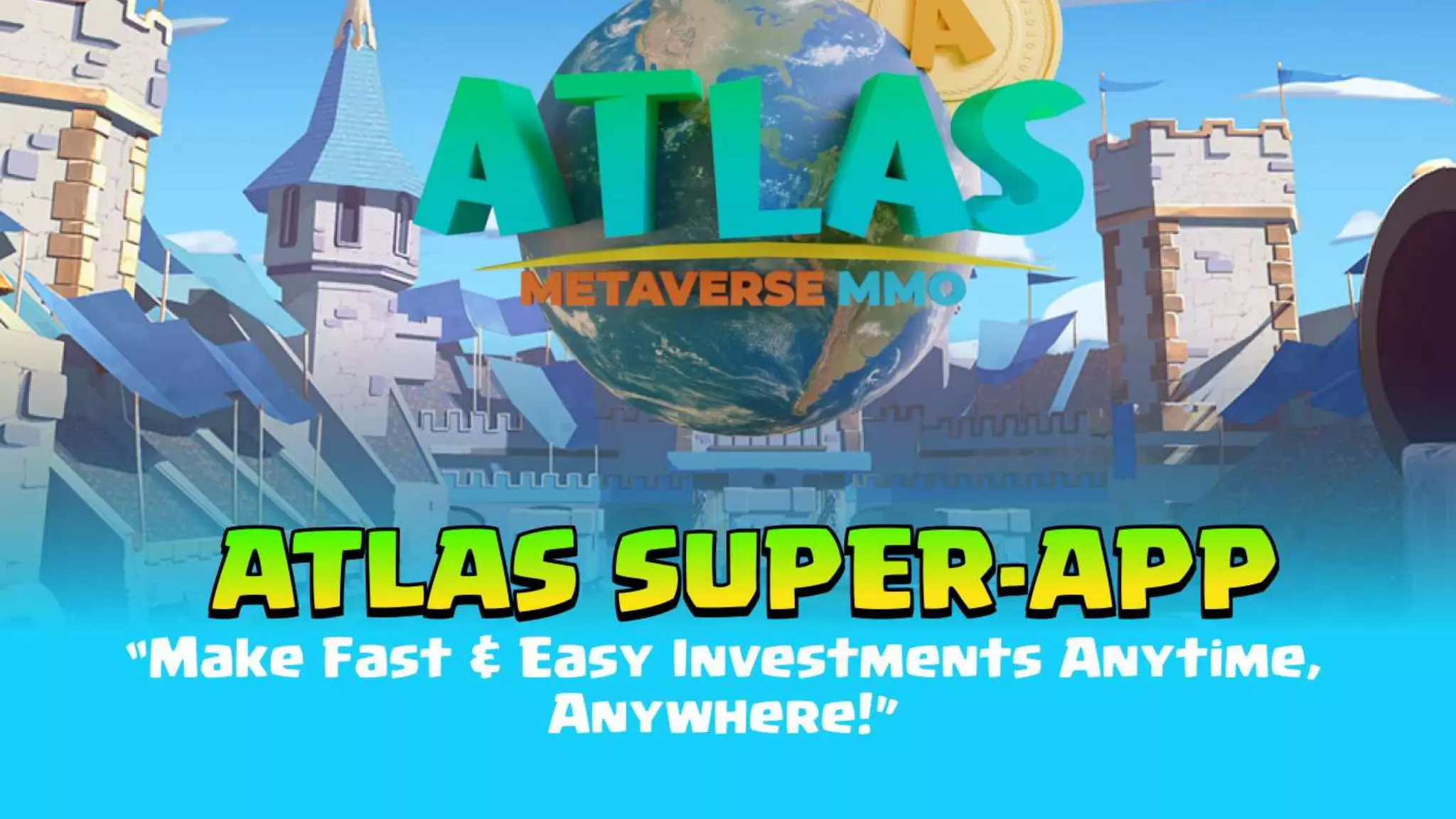 Cover slide of the ATLAS pitch deck — 2022