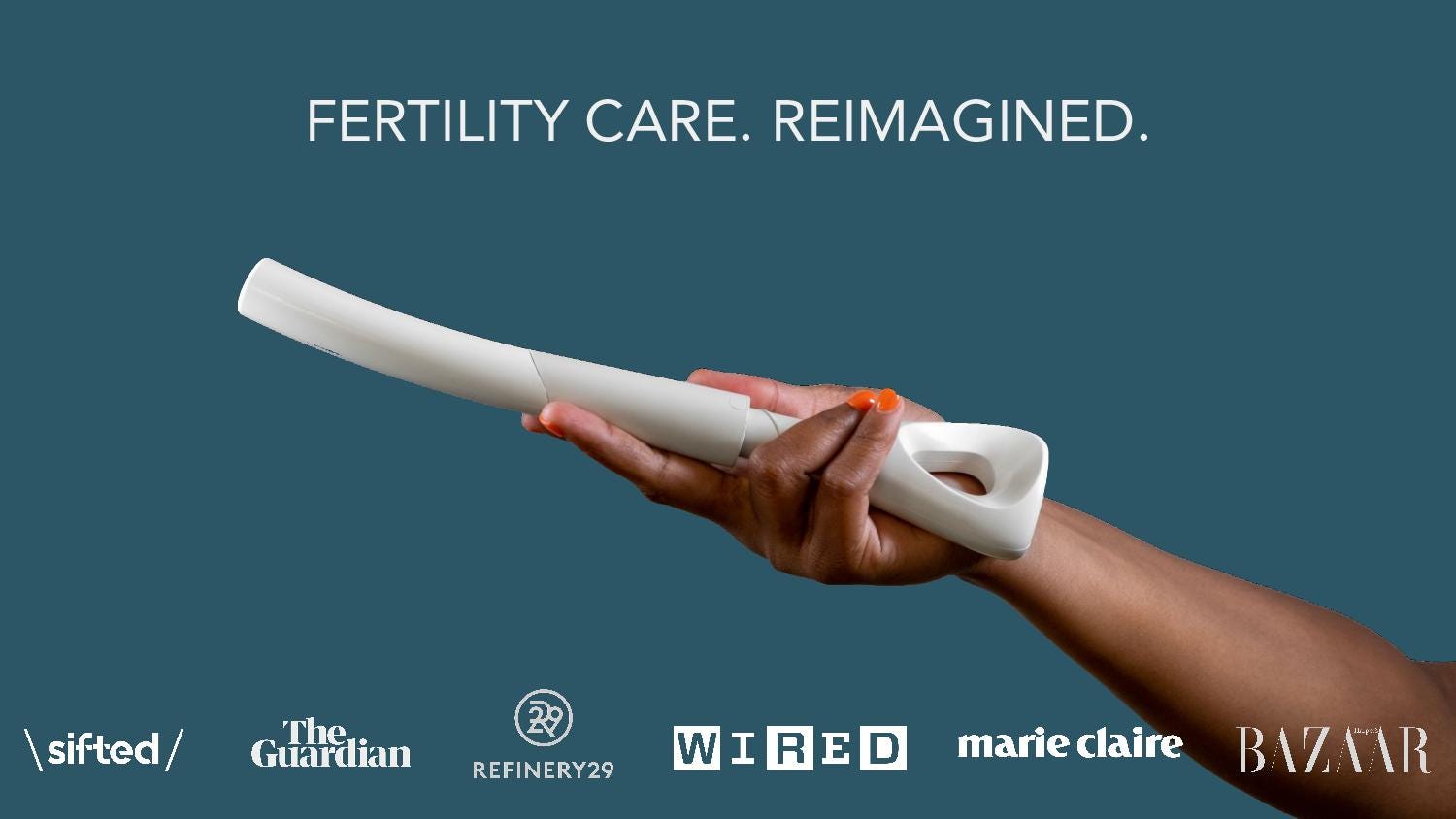 Cover slide of the Béa Fertility pitch deck — Seed 2024