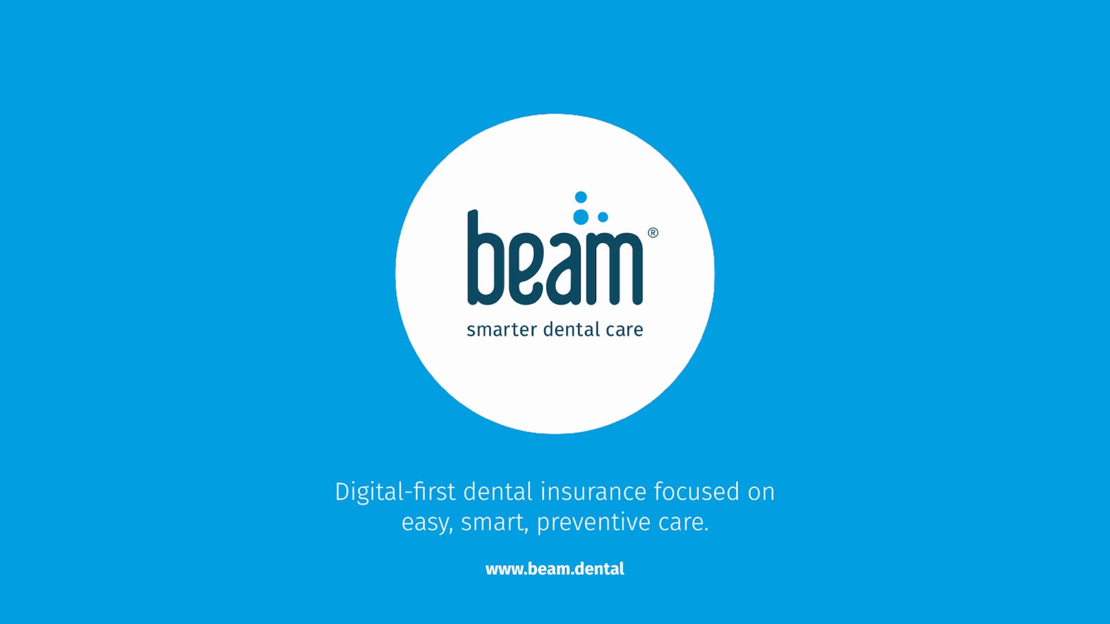 Cover slide of the Beam Dental pitch deck — Series E 2021
