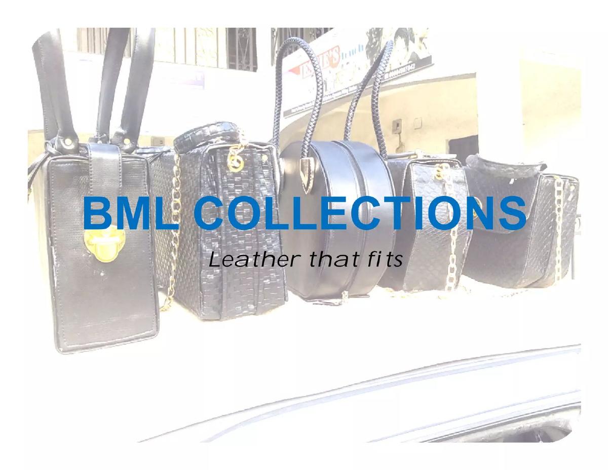 Cover slide of the Bml Collections Pitch Deck Teardown pitch deck