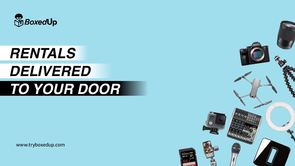 Cover slide of the BoxedUp pitch deck — Seed 2021