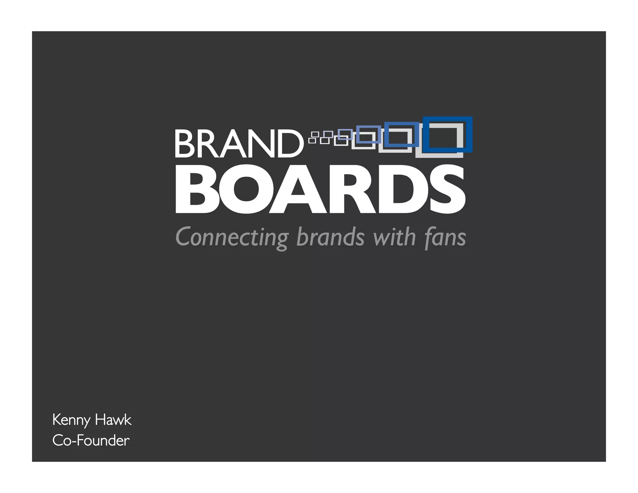 Cover slide of the BrandBoards Pitch Deck Teardown pitch deck