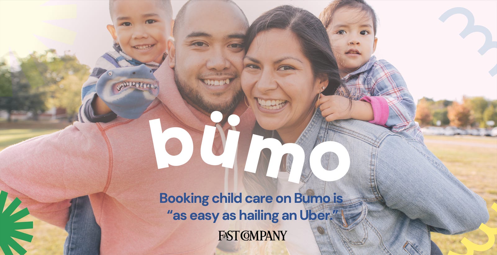 Cover slide of the Bumo pitch deck — Seed 2024